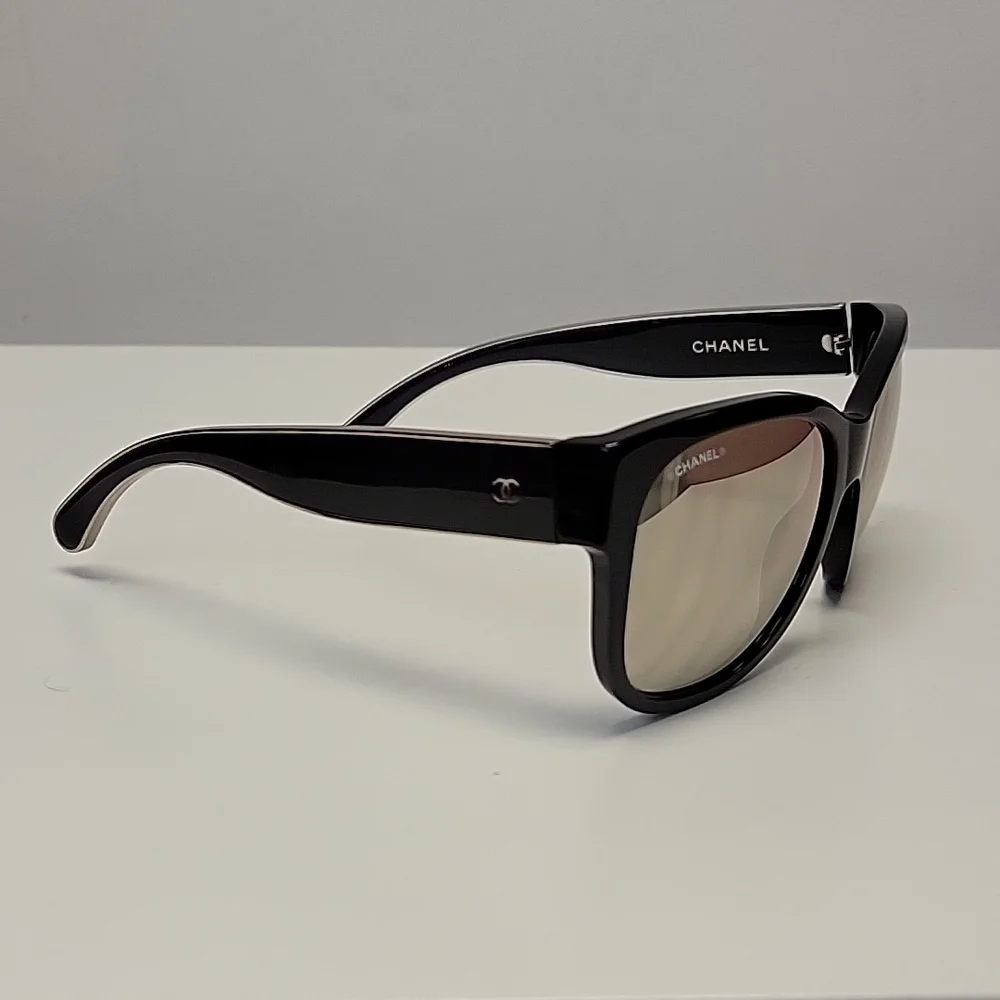 Authentic Chanel Black Sunglasses